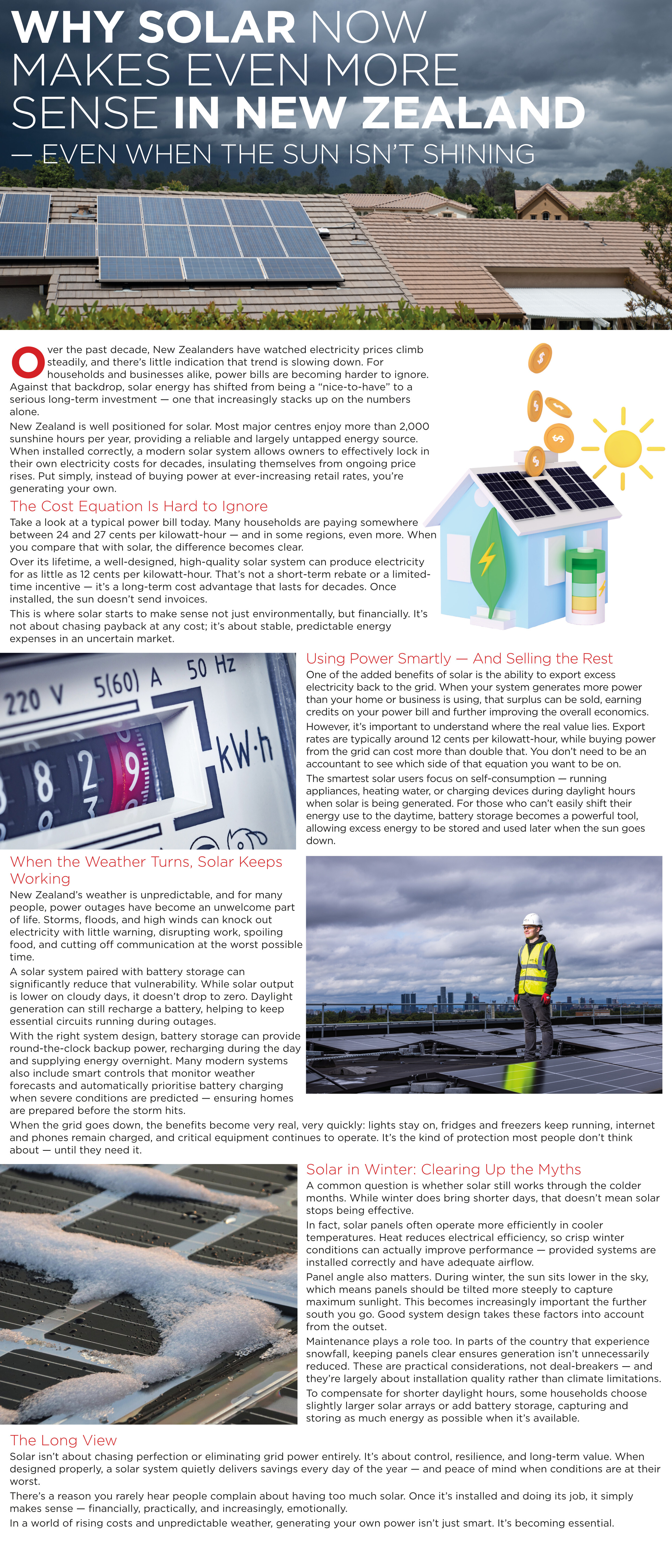 Why Solar makes sense in NZ